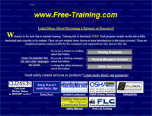 Tablet Screenshot of free-training.com